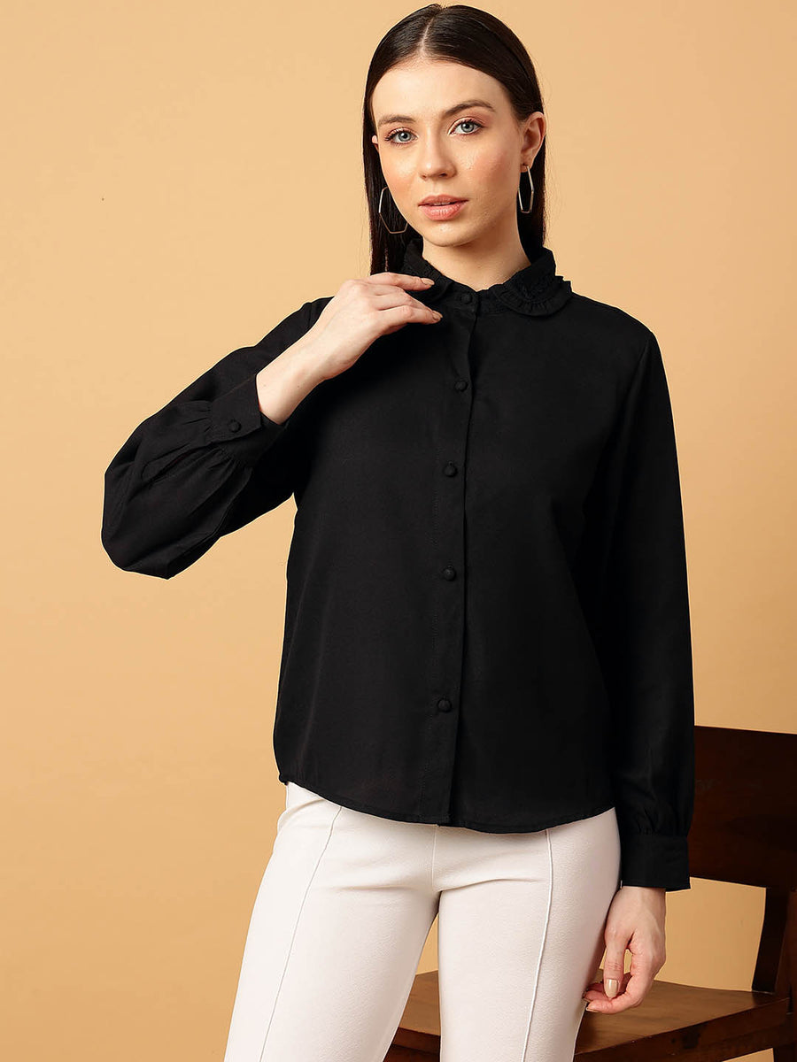 Lace Collar Shirt – STREET NINE FASHIONS