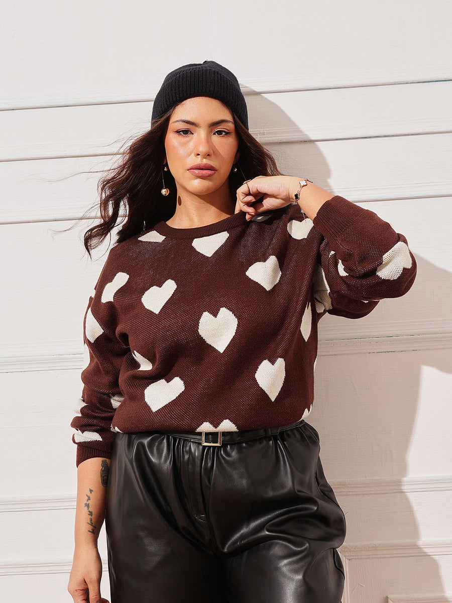Heart Sweater – STREET NINE FASHIONS