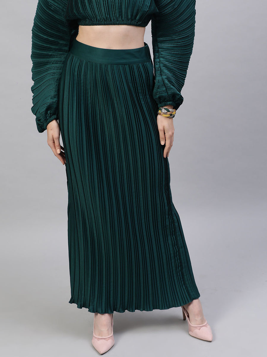 Satin Pleated Skirt – STREET NINE FASHIONS