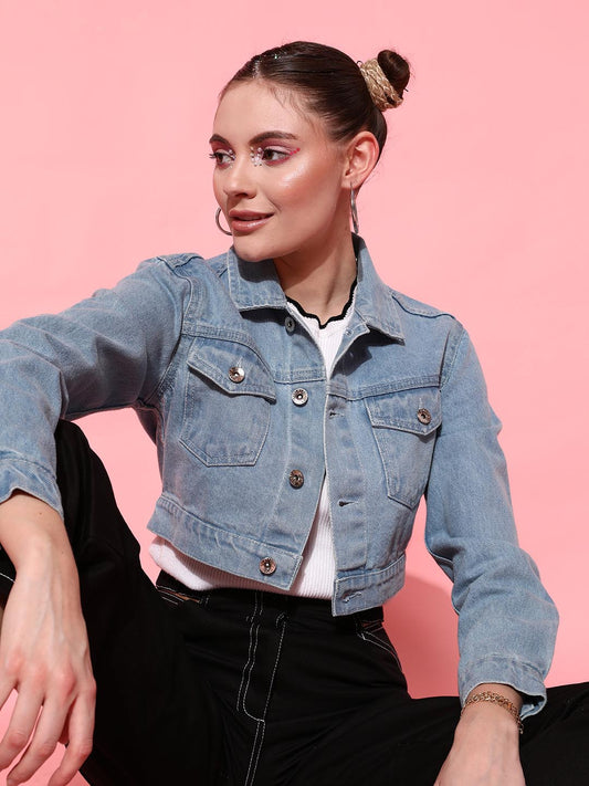 Crop Denim Jacket
