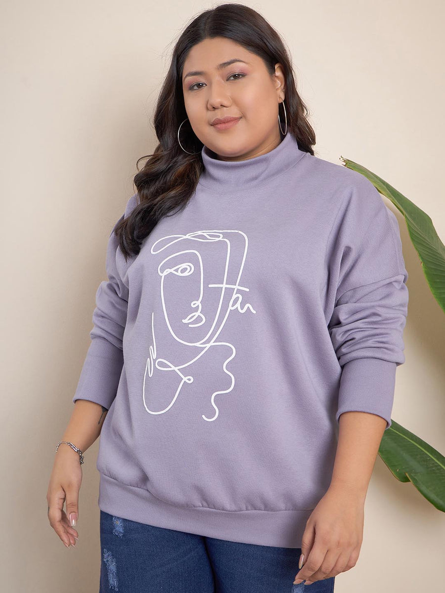 High Neck Sweatshirt – STREET NINE FASHIONS
