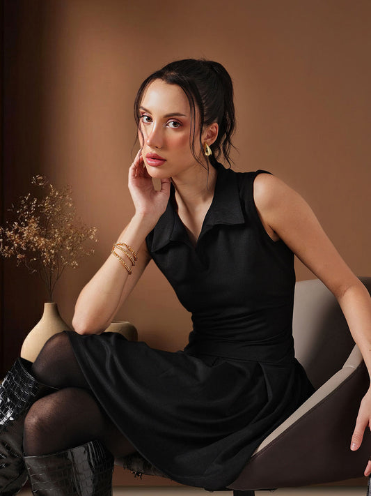 Polo Fit Flare Dress STREET NINE FASHIONS Polo Fit Flare Dress STREET NINE FASHIONS