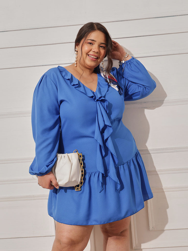 Ruffle Mini Dress – STREET NINE FASHIONS