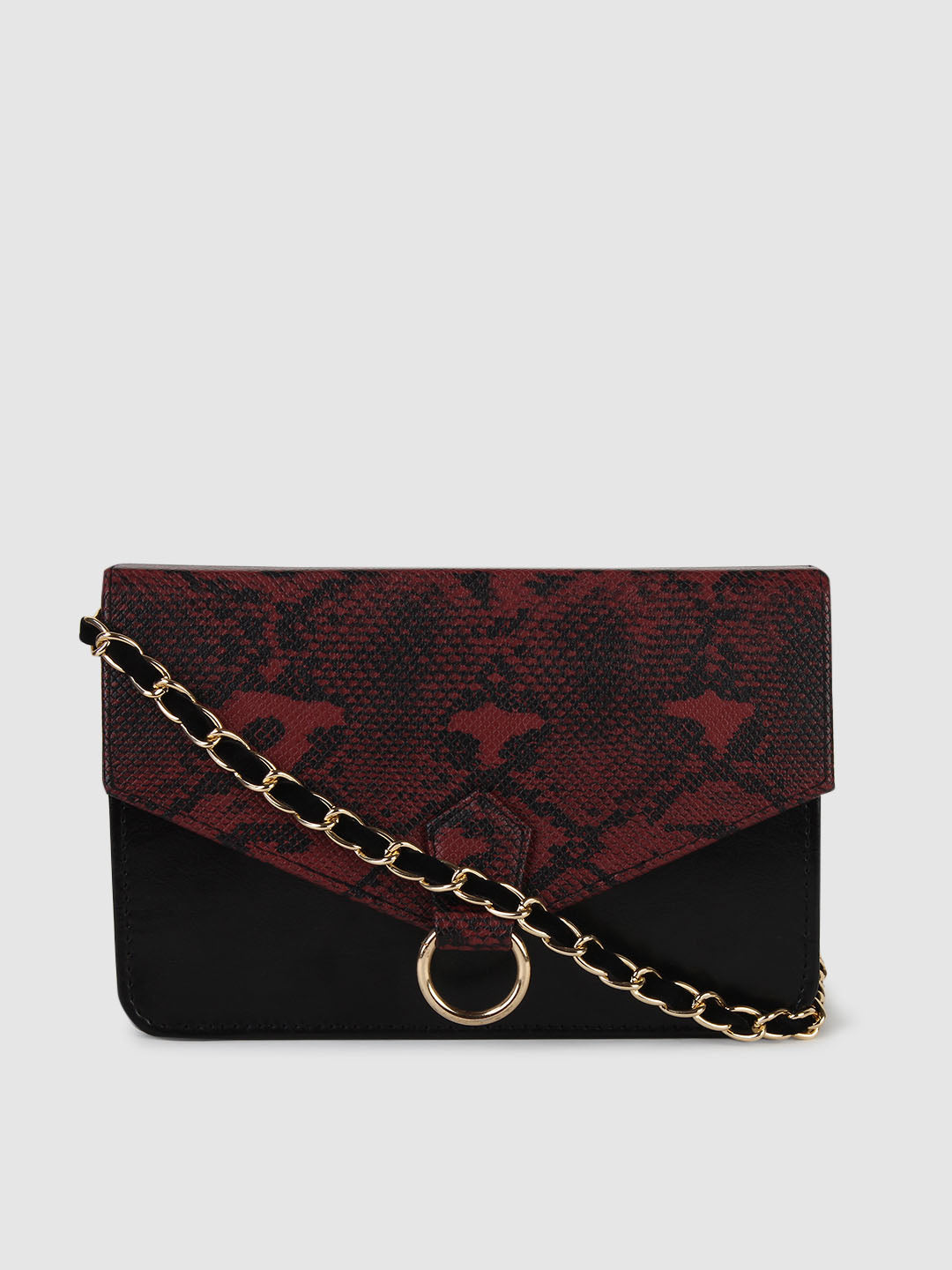 Black Red Snake Clutch - Main Image