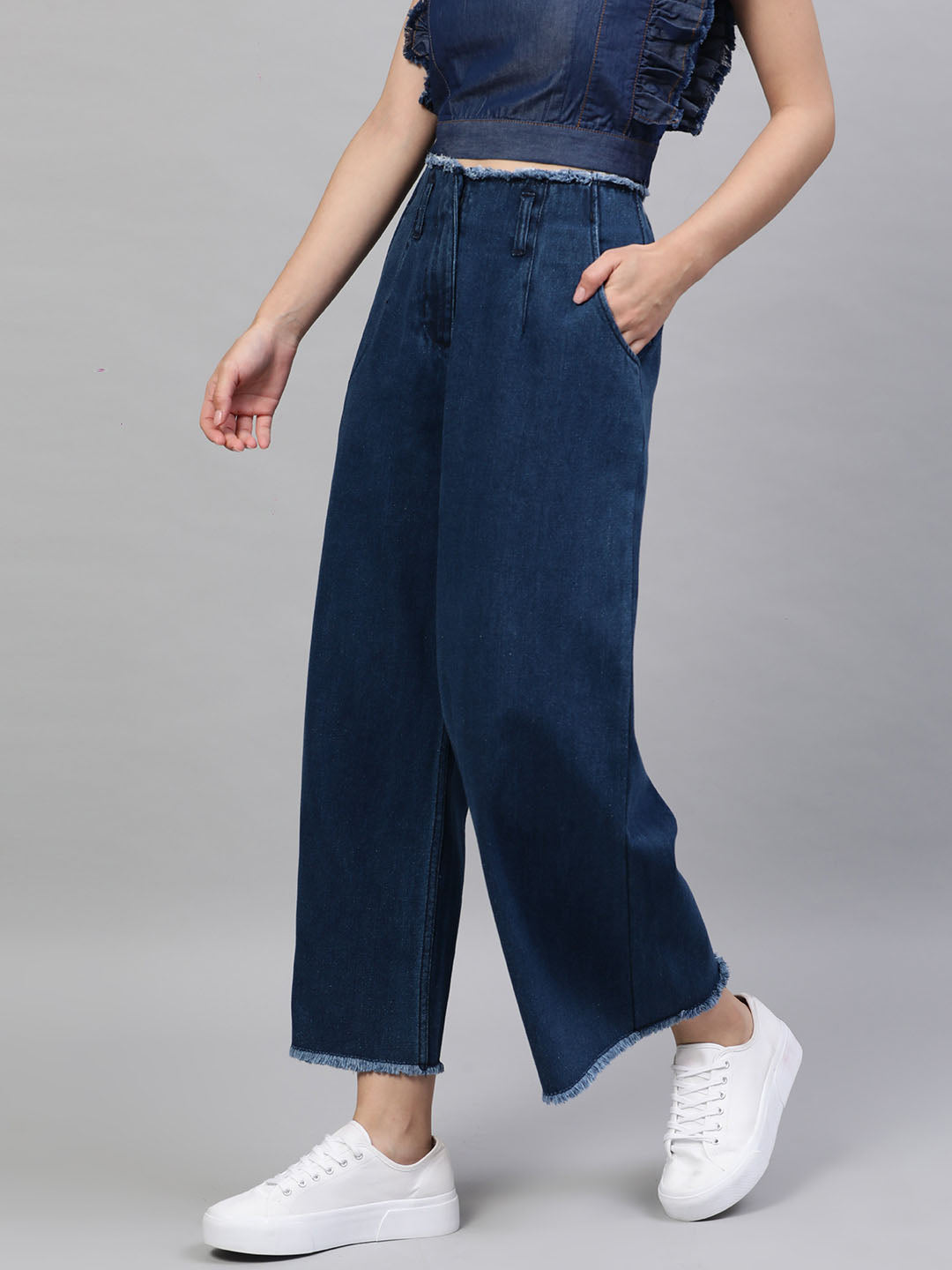 Denim Parallel Trousers Denim Parallel Trousers