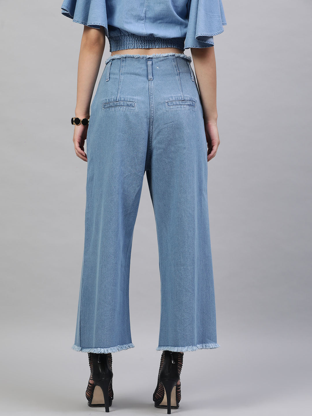 Women's Tall Extreme Wide Leg High Rise Jeans | Boohoo UK