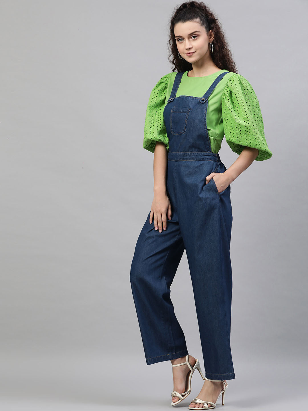 Denim Jumpsuit - Main Image