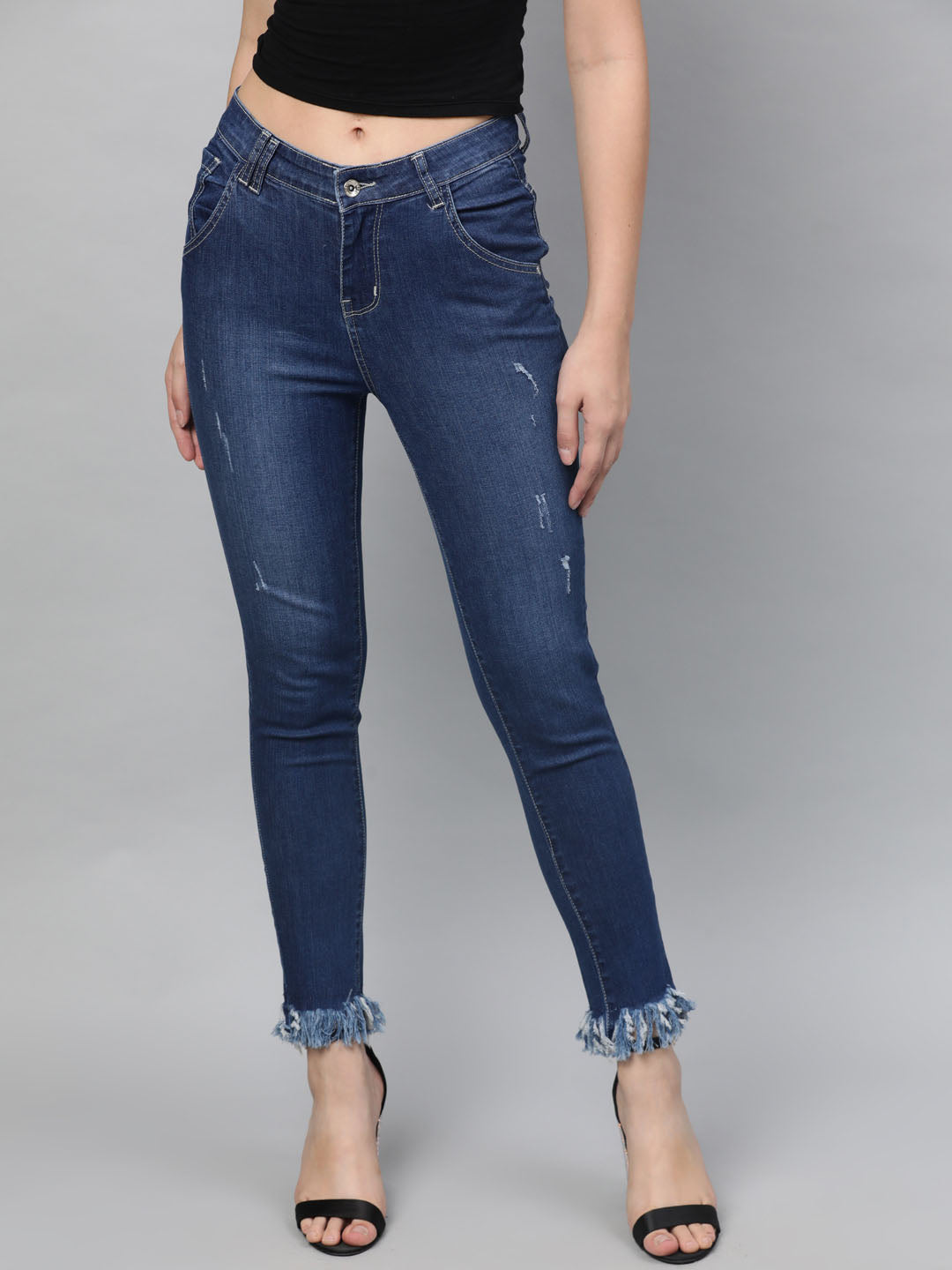 Amazon.com: ZOKOL Streetwear Patchwork Women Jeans Design Straight Ankle  Length Thin High Waist Denim Pants Slim Cowboy Capris (Color : Blue, Size :  S 30-37kg) : Clothing, Shoes & Jewelry