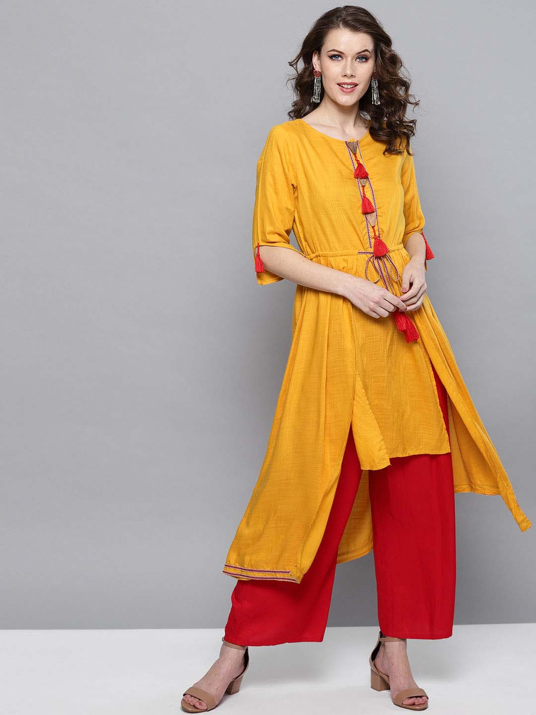 Stunning And Elegant Trendy Plazo With Stylish Long Kurti Dress Design  Collection - YouTube