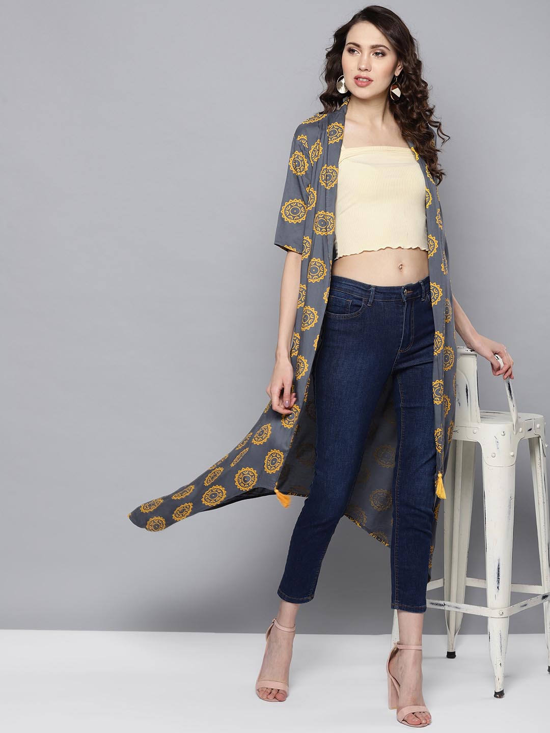 Purchase online multicolor summer shrugs floral print shrug – Lady India