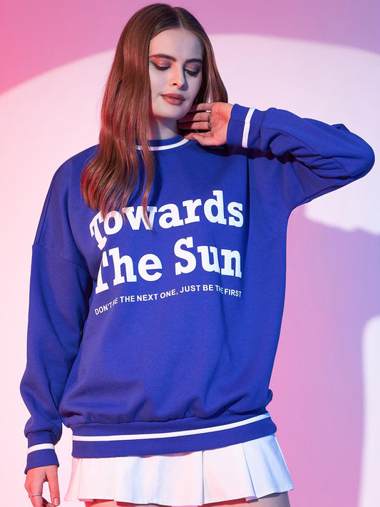 Stripped neck Sweatshirt