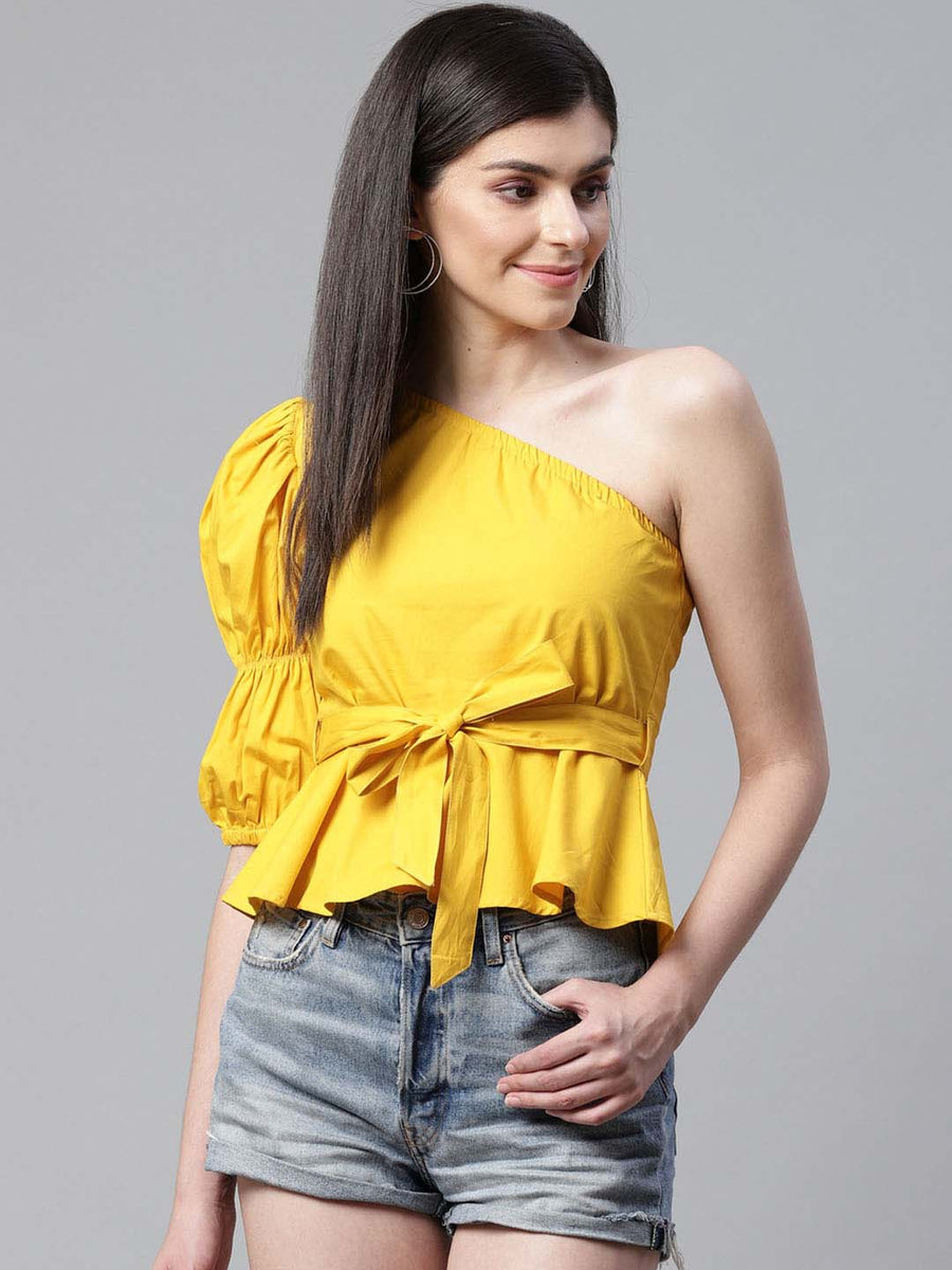 One Shoulder Top – STREET NINE FASHIONS