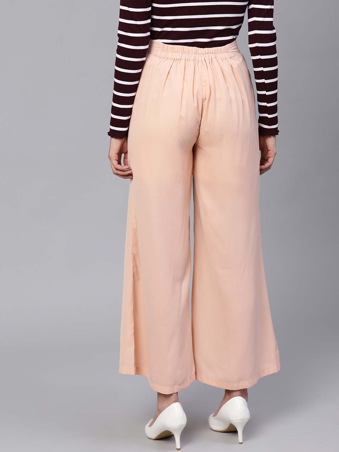 Peach Bow Pants Pink Summer, Light Summer Pants, Peach Pants, Women Bottom,  Casual Pants - Etsy