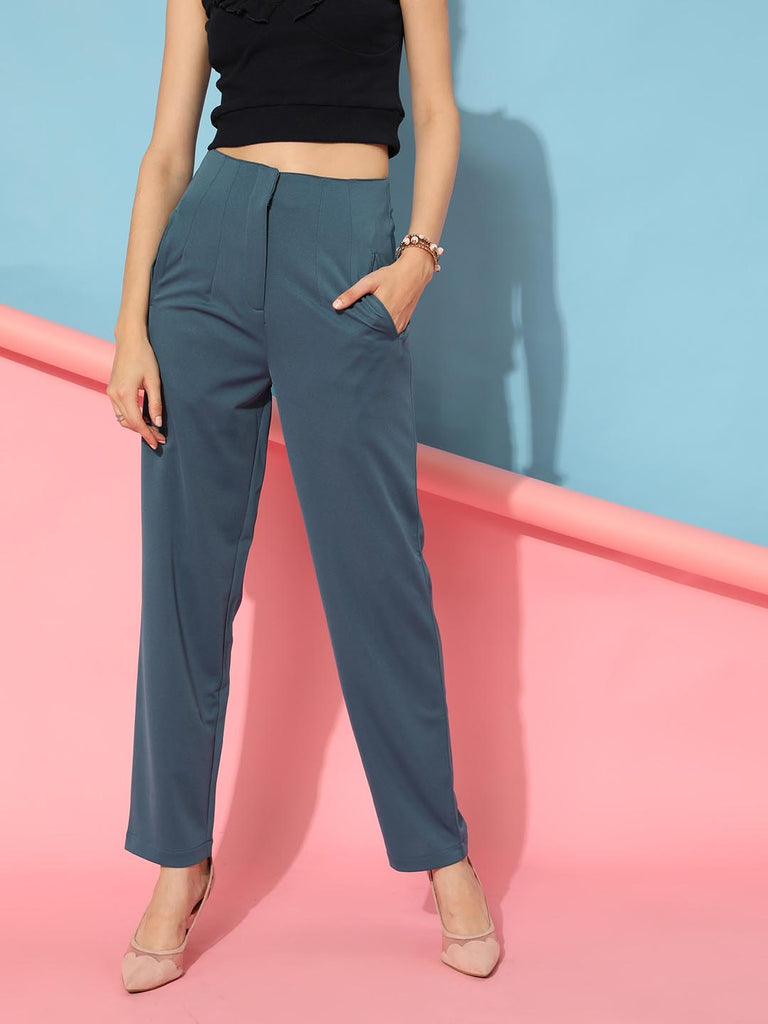 Depvin Lifestyle-Women Bell Bottom Retro-Chic High-Waisted Trouser Pants.  at Rs 199/piece, Ladies Bottom Wear in Surat