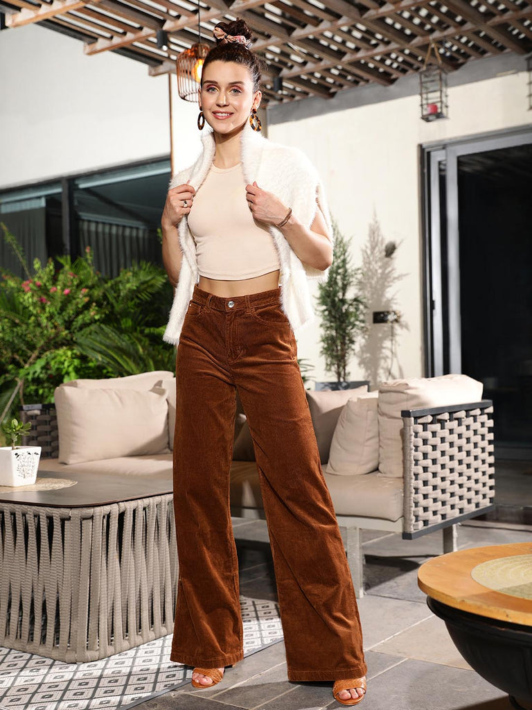 20 top Brown Pants Outfit Women ideas in 2024